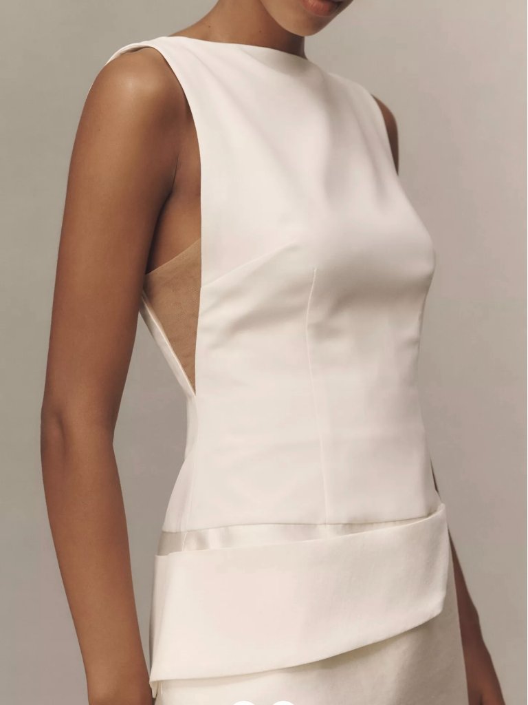 Rachel Gilbert Rikki Sleeveless Mini Dress — image 2 of 3